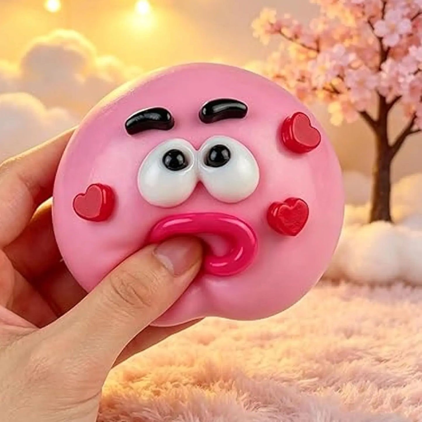 Smushers Squishy Cutie Toy - Multi-Sensory Stress Relief Dog Face Swap Toy, Soft and Moldable, Safe Maltose Material, Portable Decompression Favors for Parties and Anxiety Relief